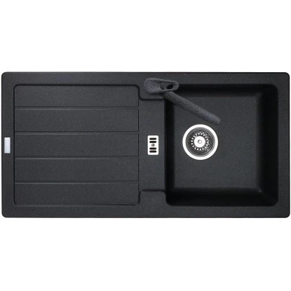 Eurodomo Einbauspüle Bali 86 Cm Graphit