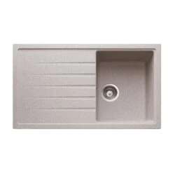 OBI Einbauspüle Quadra Basic 86 Granitverbundwerkstoff Beige