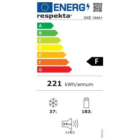 Respekta Einbau Kühl- & Gefrierkombination GKE144A+ EEK: F – Bild 2