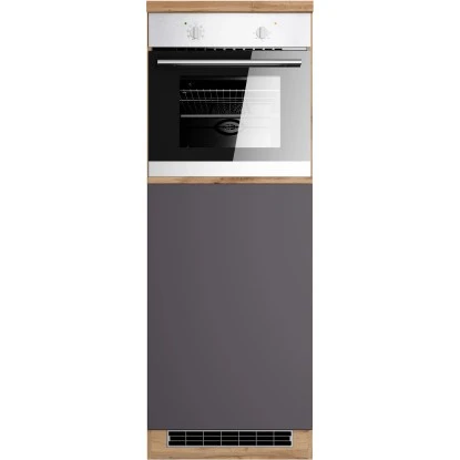 Held Möbel Ofenumbauschrank Turin 60 Cm Graphit/Wotaneiche – Bild 2