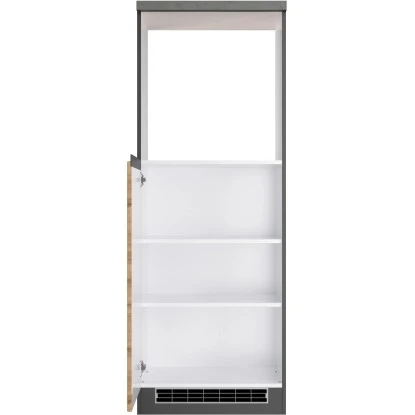 Held Möbel Ofenumbauschrank Turin 60 Cm Wotaneiche/Graphit – Bild 3