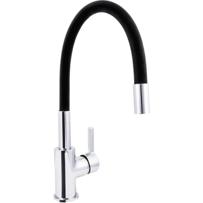 Sanitop-Wingenroth Einhebelmischer Küchenarmatur Lago Multi 2.0 Chrom-Schwarz