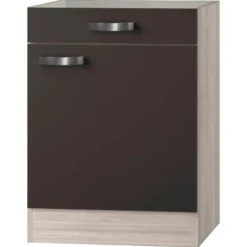 Optifit Unterschrank Ohne Arbeitsplatte Optikult Faro 1-türig 60 Cm