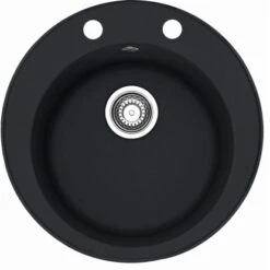 Eurodomo Einbauspüle Rondel Ø 51 CmGraphit