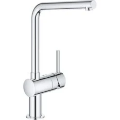 Grohe Einhand-Spültischbatterie Minta Chrom 12,5mm (1/2") L-Auslauf