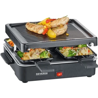 Severin Mini Raclette-Grill RG 2370 Für 4 Pers. 600 W – Bild 3