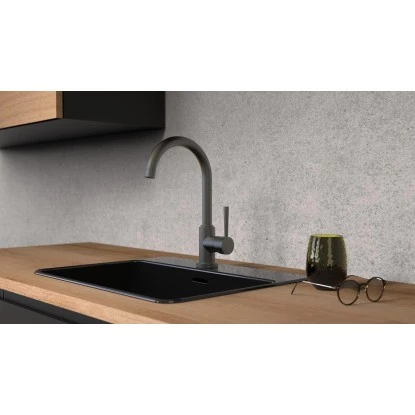 Schütte Spültischarmatur Cornwall Graphit Matt – Bild 3