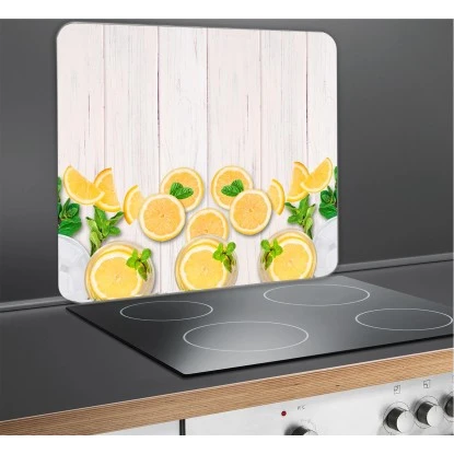 Wenko Multi-Platte Zitronen Für Glaskeramik Kochfelder Mehrfarbig – Bild 2