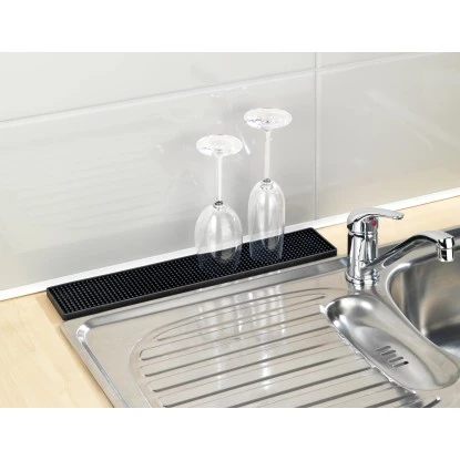 Wenko Abtropfmatte Slim 42 Cm Schwarz – Bild 3