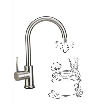 Baliv Küchenarmatur KI-1832 Edelstahl – Bild 3