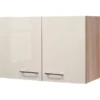 Flex-Well Exclusiv Oberschrank Orlando 80 Cm X 55 Cm Kaschmir Glanz-Sonoma Eiche