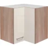 Flex-Well Exclusiv Eck-Hängeschrank Orlando 60 Cm X 60 Cm Kaschmir Glanz