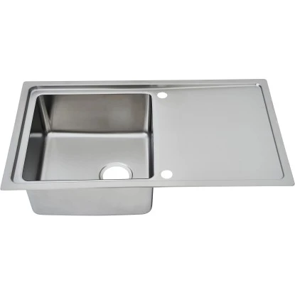 Respekta Einbauspüle Chicago 86 Cm X 50 Cm Edelstahl – Bild 2