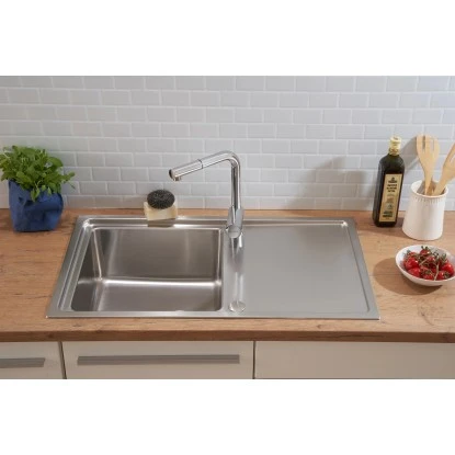 Respekta Einbauspüle Chicago 86 Cm X 50 Cm Edelstahl – Bild 17