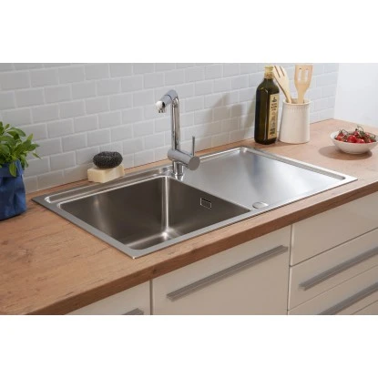 Respekta Einbauspüle Chicago 86 Cm X 50 Cm Edelstahl – Bild 18