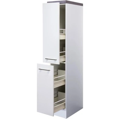 Flex-Well Exclusiv Demi-Apothekerschrank Joelina 30 Cm Weiß