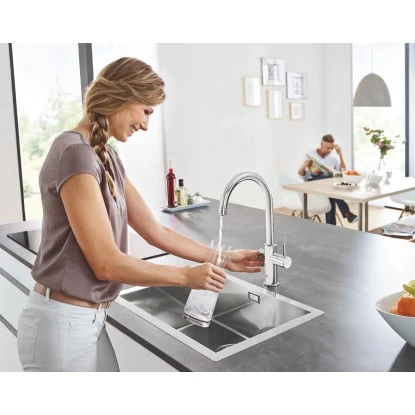 Grohe Spültischbatterie Blue Home Start Chrom Mit Hohem Auslauf – Bild 3