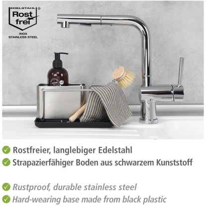 WENKO Spülorganizer Orio Edelstahl – Bild 3