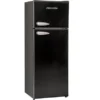 Respekta Kühl-Gefrierkombination KS144 Vintage VC Schwarz