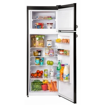 Respekta Kühl-Gefrierkombination KS144 Vintage VC Schwarz – Bild 11