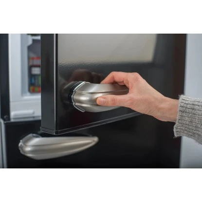 Respekta Kühl-Gefrierkombination KS144 Vintage VC Schwarz – Bild 13