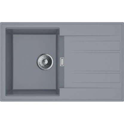 Miló Einbauspüle Granitverbundstoff Piatto 78 Grau