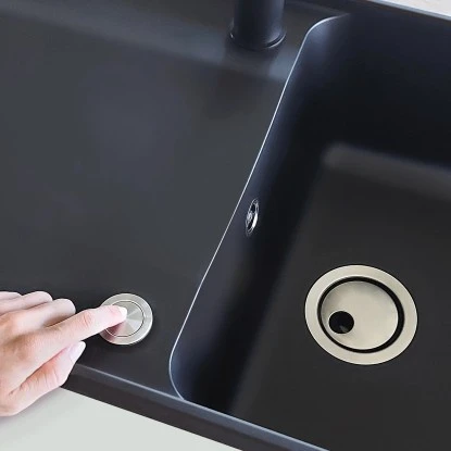 Miló Einbauspüle Granitverbundstoff Piu 78 Schwarz – Bild 4