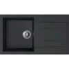 Miló Einbauspüle Granitverbundstoff Luxuria 86 Schwarz