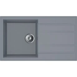 Miló Einbauspüle Granitverbundstoff Luxuria 86 Grau