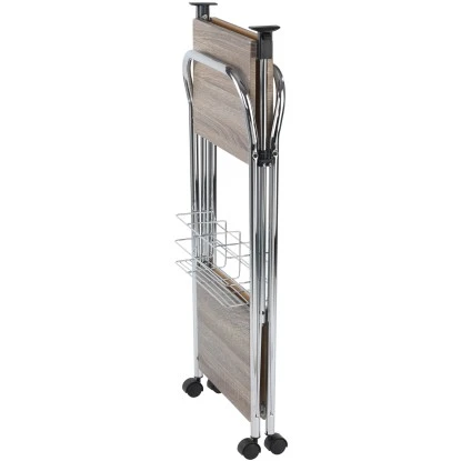 Wenko Servierwagen Liky Holzdekor Zusammenklappbar – Bild 4