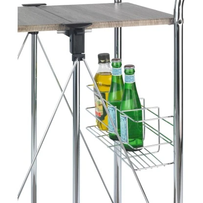 Wenko Servierwagen Liky Holzdekor Zusammenklappbar – Bild 5