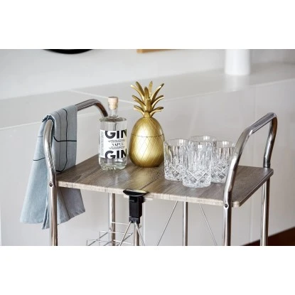 Wenko Servierwagen Liky Holzdekor Zusammenklappbar – Bild 8