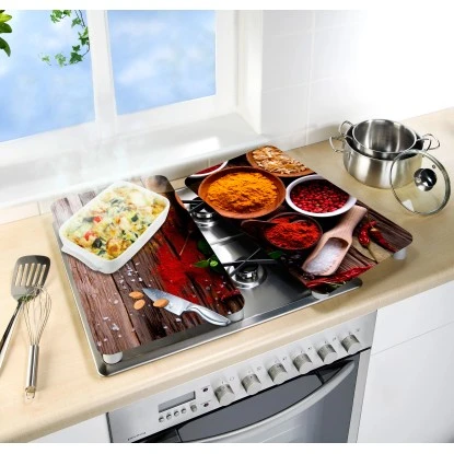 Wenko Herdabdeckplatten Universal Gewürze 2er Set Mehrfarbig – Bild 2