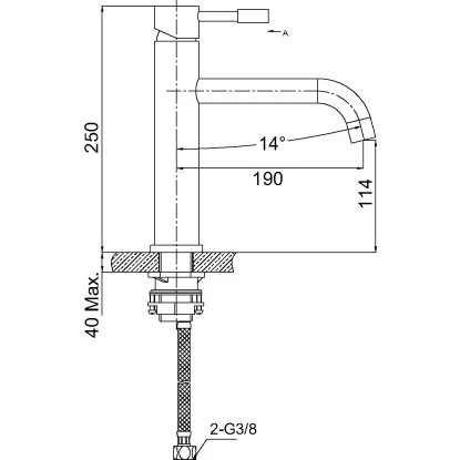 Sanitop-Wingenroth Küchenarmatur Pergano Edelstahl – Bild 2