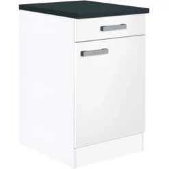 Optifit Unterschrank Salo214 50 Cm Weiß