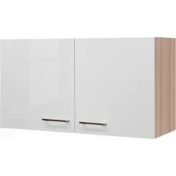 Flex-Well Exclusiv Oberschrank Abaco 100 Cm Perlmutt