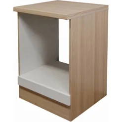 Flex-Well Exclusiv Herd-Umbauschrank Abaco 60 Cm Perlmutt