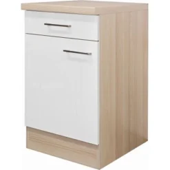 Flex-Well Exclusiv Unterschrank Abaco 50 Cm Perlmutt