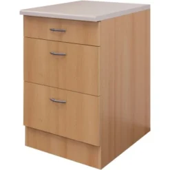 Flex-Well Classic Auszugsunterschrank Nano 60 Cm Buche
