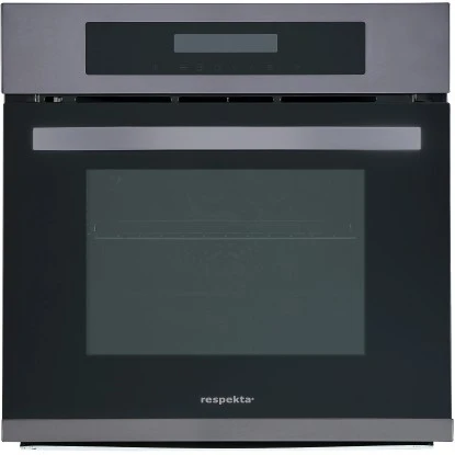 Respekta Backofen-Hauben Set EBDH-SET42090BS 90 Cm Black Steel