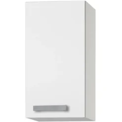 Oberschrank 30 Cm OPTIkult Oslo214 Feinstruktur Weiß