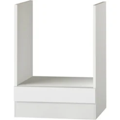 Herdumbau 60 Cm OPTIkult Oslo214 Feinstruktur Weiß