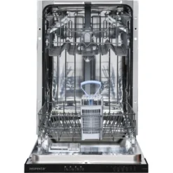 Respekta Einbaugeschirrspüler GSP45VV 45 Cm Schwarz Vollintegriert