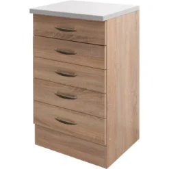 Flex-Well Classic Schubkastenunterschrank 50 Cm Oslo Sonoma Eiche
