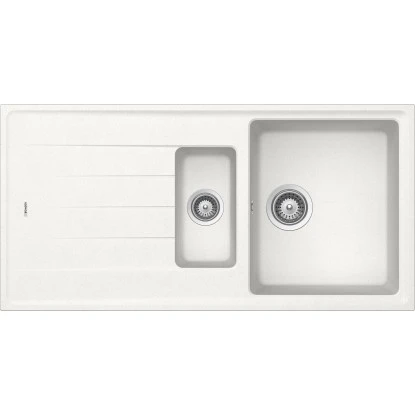 Respekta By Schock Granit-Einbauspüle Columbia 100 Cm X 50 Cm 1,5 Becken Weiß