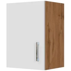 Held Möbel Hängeschrank Sorrento BxHxT 40 Cm X 57 Cm X 34 Cm Weiß-Wotaneiche