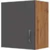 Held Möbel Hängeschrank Sorrento BxHxT 50 X 57 X 34 Cm Anthrazit-Wotaneiche
