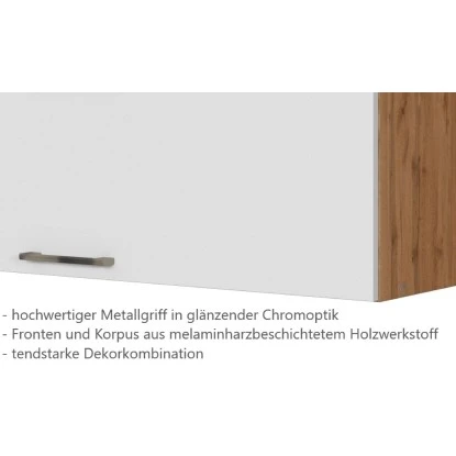 Held Möbel Klapphängeschrank Sorrento BxHxT 100 X 57 X 34 Cm Weiß-Wotaneiche – Bild 10