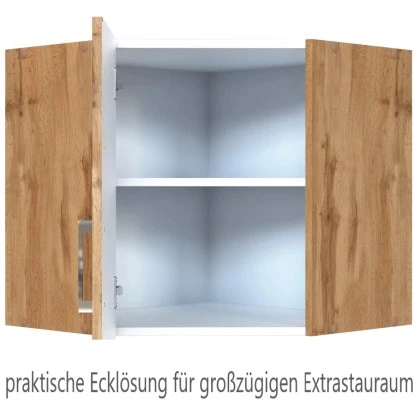 Held Möbel Eckhängeschrank Sorrento BxHxT 60 X 57 X 60 Cm Wotaneiche-Wotaneiche – Bild 2