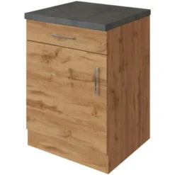 Held Möbel Unterschrank Sorrento 50 X 85 X 60 Cm Tür Schubk. + EL-Boden Wotanei.